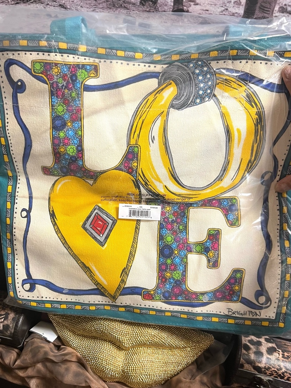 💛Brighton Charmed Love Tote Bag -NWT💛 - Picture 2 of 9